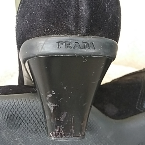 Prada Suede Ankle Boots - Picture 3 of 8